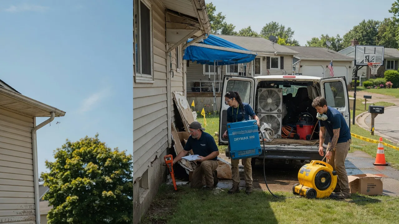 Ceiling Leak Cleanup in Dahlgren, VA near me