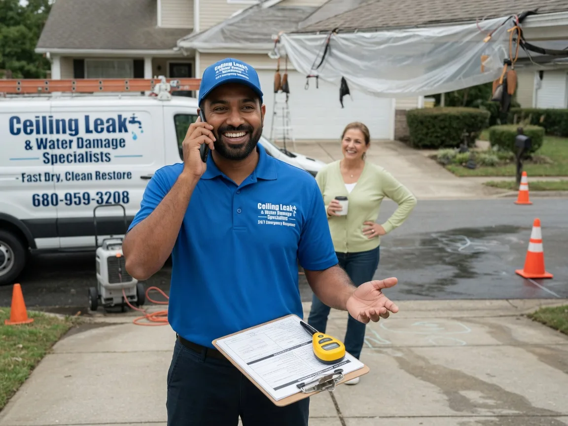 Ceiling Leak Cleanup Dahlgren, VA FAQs